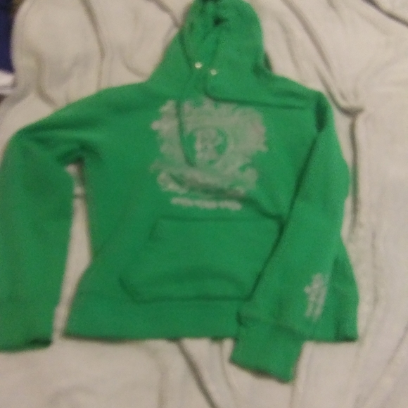 Green Roxy Sweatshirt - Picture 2 of 2